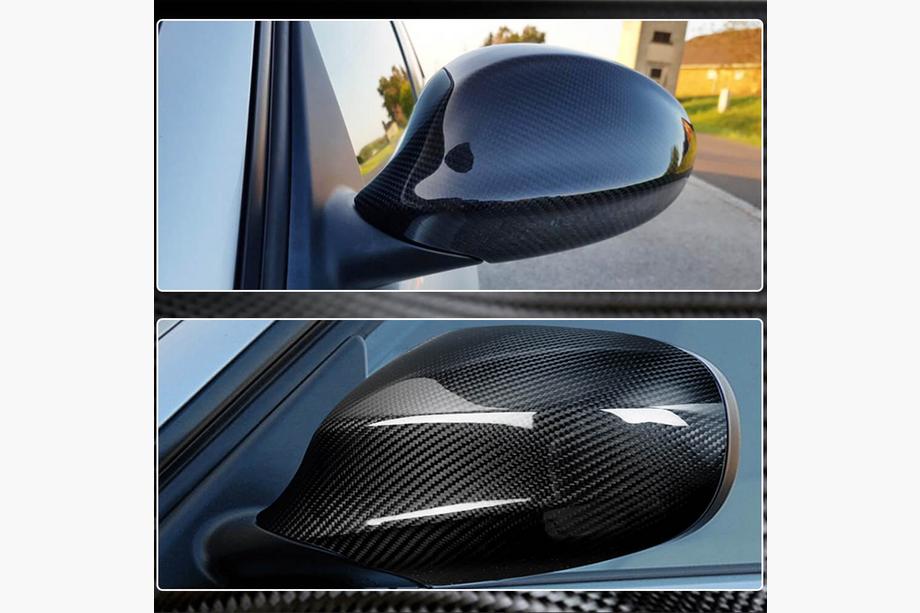 BMW 3. sērija E90/E91 2005–2011 Karbona spoguļu uzlikas V3 (2005-2008) Foto 4