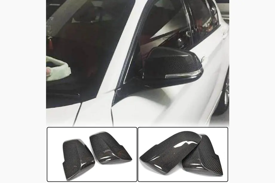 BMW 7. sērija F01/F02 2008–2015 Spoguļu vāciņi V3 (Karbon) Image