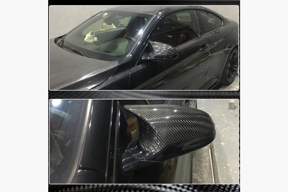BMW 4 sērija F32/F33/F36 2012–2020 Spoguļu vāciņi V2 (F82/F83, karbons) Foto 3