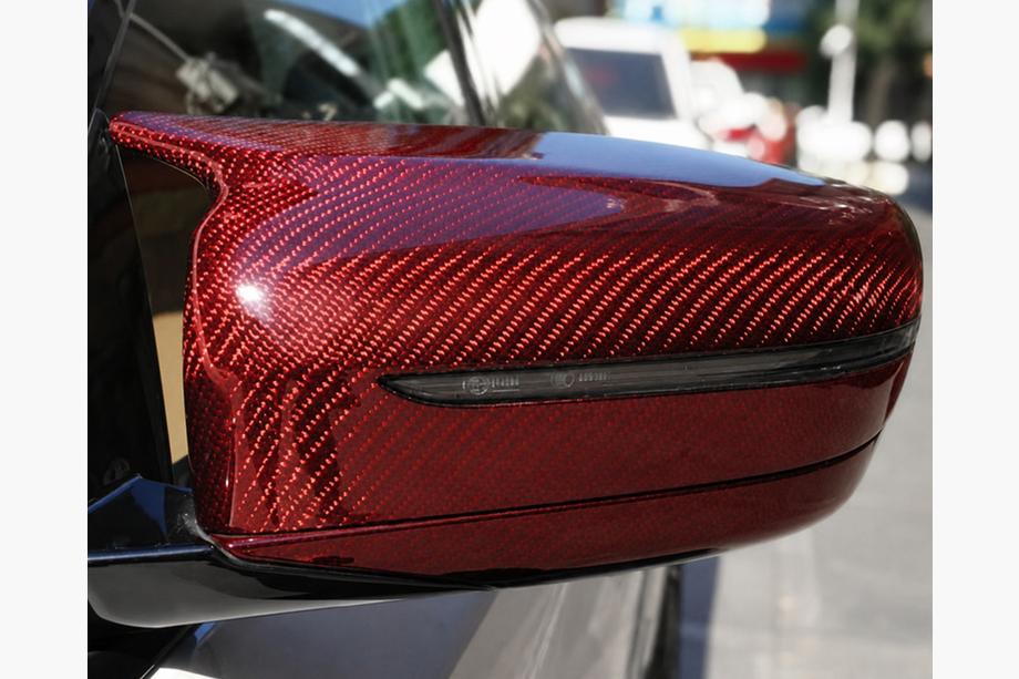 BMW 3. sērija G20/G21 2018– Spoguļu vāciņi M-Look (sarkans karbons) Image