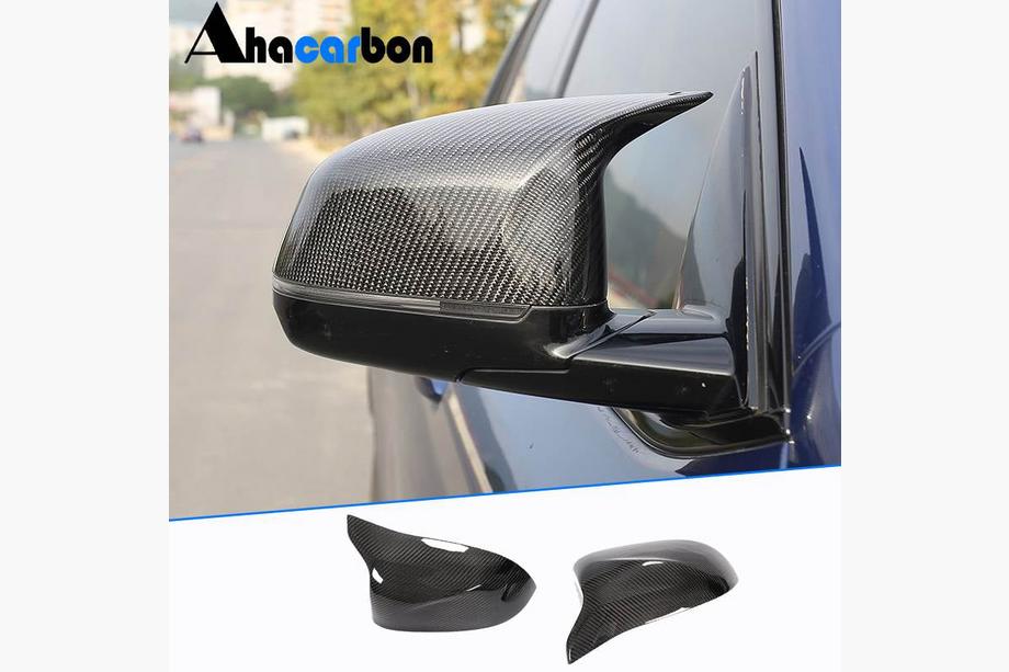 BMW X3 G01 2018– Oglekļa šķiedras spoguļu vāciņi (F97 2019-2021) Image