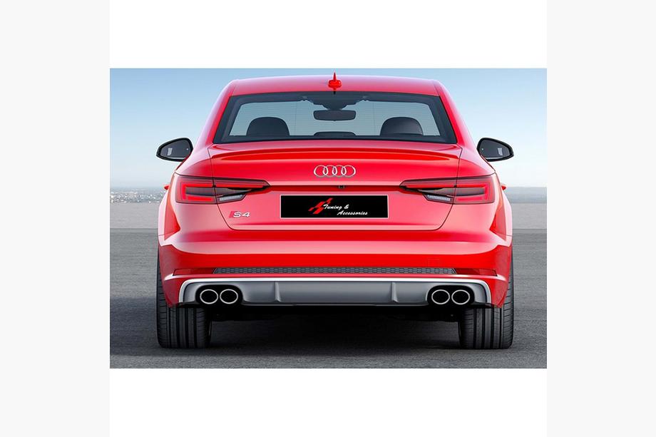 Audi A4 B9 2015–2024 Aizmugurējā bampera difuzors DPT (2015-2019) Image