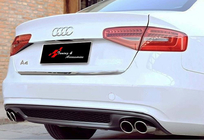 Audi A4 B8 2007–2015 Aizmugurējā bampera difuzors DPT V2 (2012-2015) foto 1