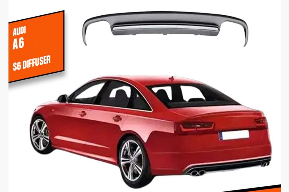 Audi A6 C7 2011–2017 Aizmugurējā bampera difuzors DPT V1 (2011-2014) Image