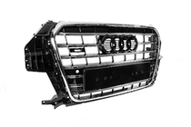 Audi Q3 2011–2019 Priekšējā radiatora reste SQ3 (2011-2015, melna ar hromu) foto 3