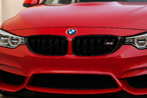 BMW 3. sērija F30/F31 2012–2019 M-Look nieru tipa reste (M3 F80, matēti melna) foto 2