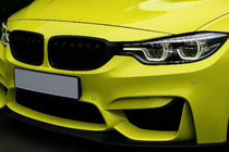 BMW 3. sērija F30/F31 2012–2019 M-Look nieru tipa reste (M3 F80, matēti melna) foto 1