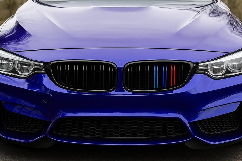 BMW 3. sērija F30/F31 2012–2019 BMW nieru režģi M-Look (M3 F80, M-Color) Foto 2