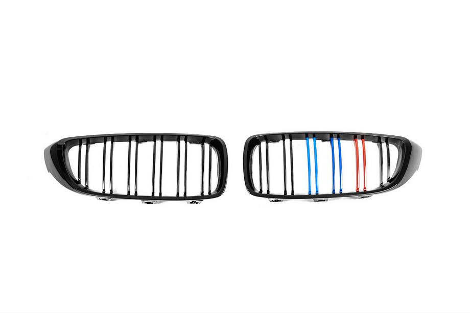 BMW 3. sērija F30/F31 2012–2019 BMW nieru režģi M-Look (M3 F80, M-Color) Foto 5
