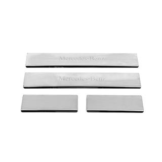 Sliekšņu uzlikas Carmos V1 (4 gab., nerūsējošais tērauds) Mercedes ML W164 2005–2011 foto 2