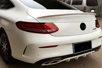 Mercedes C-class W205 2014–2021 DPT spoileris (Coupé, spīdīgi melns) foto 3