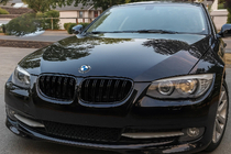BMW 3. sērija E92/E93 2006–2013 Nieru restes M-Look (2010-2013, spīdīgi melna) foto 1