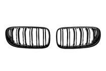 BMW 3. sērija E92/E93 2006–2013 Nieru restes M-Look (2010-2013, spīdīgi melna) foto 3