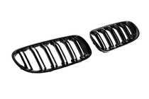 BMW 3. sērija E92/E93 2006–2013 Nieru restes M-Look (2010-2013, spīdīgi melna) foto 5