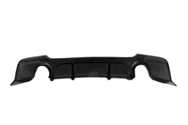 BMW 3. sērija E92/E93 2006–2013 Aizmugurējā bampera difuzors DPT (E92 M-Sport, melns spīdīgs) foto 6
