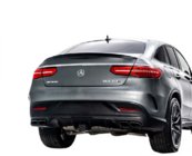 Mercedes GLE kupeja C292 2015–2019 DPT spoilers (GLE43 dizains, melns spīdīgs) foto 1