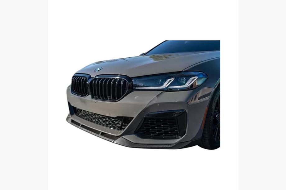 BMW 3. sērija G20/G21 2018– Priekšējā bampera lūpa Lip EuroCap V2 (M-Performance 2022-, melns spīdīgs) Foto 2