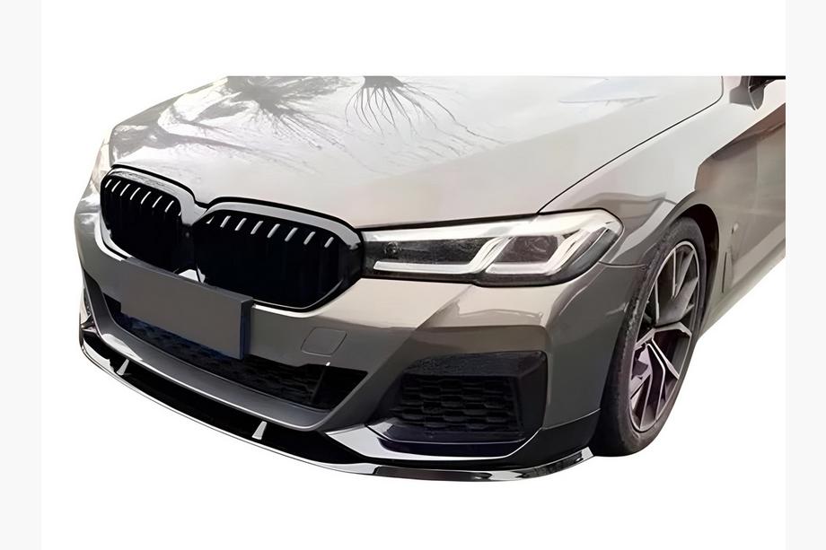 BMW 5. sērija G30/G31 2017–2023 Priekšējā bampera lūpa DPT Lip V2 (M-Performance 2020-2024, spīdīgi melna) Image