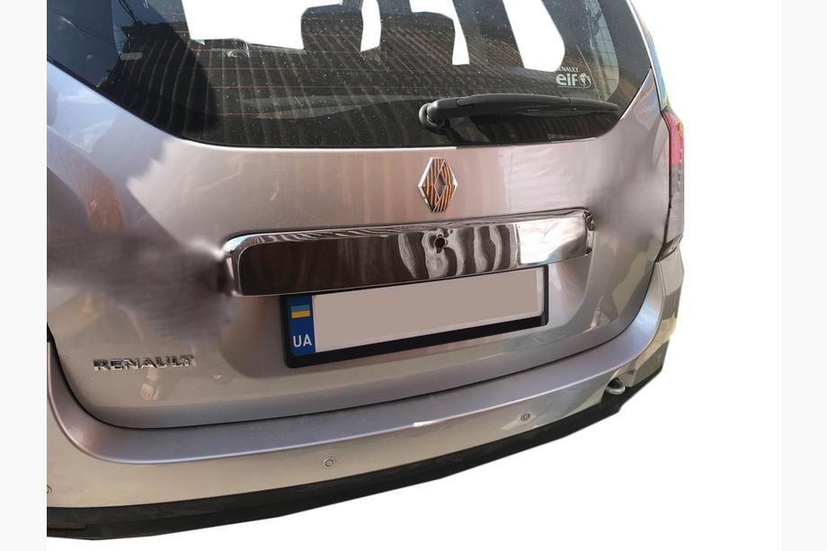 Renault Duster 2008–2017 Virs numura zīmes uzlika, viengabala (nerūsējošais tērauds) Image