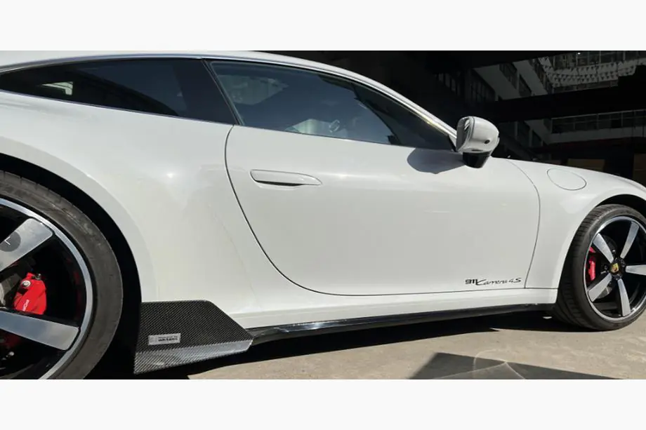 Porsche 911 (992) 2018– Sānu sliekšņi Foto 1