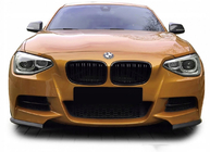 BMW 1. sērija F20/F21 2011–2019 M-Look nieru režģi (2011-2014, melns spīdīgs) foto 3