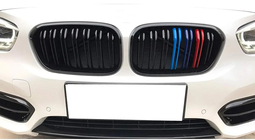 BMW 1. sērija F20/F21 2011–2019 M-Look radiatora reste "nieres" (2015-2019, M-Color) foto 3