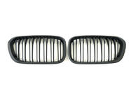 BMW 1. sērija F20/F21 2011–2019 Nieru restes M-Look (2015-2019, matēti melnas) foto 2