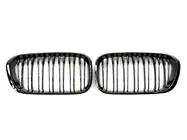 BMW 1. sērija F20/F21 2011–2019 M-Look nieru režģi (2015-2019, spīdīgi melns) foto 2