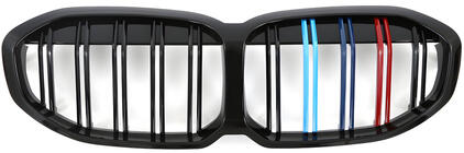 BMW 1. sērija F40 2019–2024 M-Look nieru restes (M-Color) foto 2