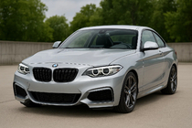 BMW 2. sērija F22/F23 2014–2021 Nieres restes M-Look (spīdīgi melnas) foto 3