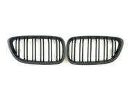 BMW 2. sērija F22/F23 2014–2021 M-Look nieru restes (matēti melna) foto 2