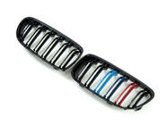 BMW 3. sērija E90/E91 2005–2011 Nieru restes M-Look (E-90/91 2008-2012, M-Color) foto 4