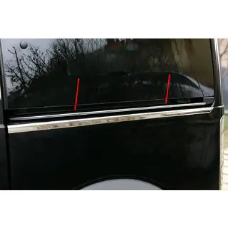 Nerūsējošā tērauda moldings bīdāmo durvju sliedei foto 1