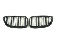 BMW 3. sērija E92/E93 2006–2013 M-Look "nieru" radiatora reste (2005-2009, matēti melna) foto 2