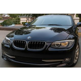 M-Look nieru režģi (2010-2013, melns spīdīgs ar hroma apmali) BMW 3. sērija E92/E93 2006–2013 foto 1