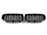 BMW 3. sērija F30/F31 2012–2019 Nieru restes Diamond Silver foto 4