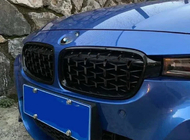 BMW 3. sērija F30/F31 2012–2019 Nieru režģi Diamond Black foto 2