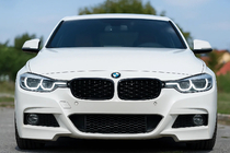 BMW 3. sērija F30/F31 2012–2019 Nieru režģi Diamond Black foto 1