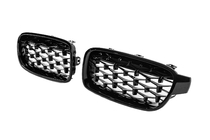 BMW 3. sērija F30/F31 2012–2019 Nieru režģi Diamond Black foto 4