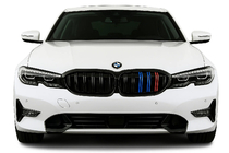 BMW 3. sērija G20/G21 2018– Nieru restes M-Look V2 (2018-2022, M-Color ar melnu apmali) foto 1