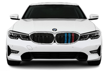 BMW 3. sērija G20/G21 2018– Nieru reste M-Look V2 (2018-2022, M-Color ar hroma apmali) foto 1