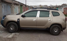 Renault Duster 2008–2017 Durvju statņu uzlikas (6 gab., nerūsējošais tērauds) foto 1