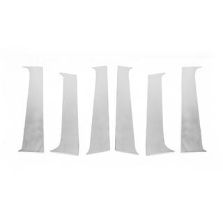 Durvju statņu uzlikas (6 gab., nerūsējošais tērauds) Renault Duster 2008–2017 foto 3