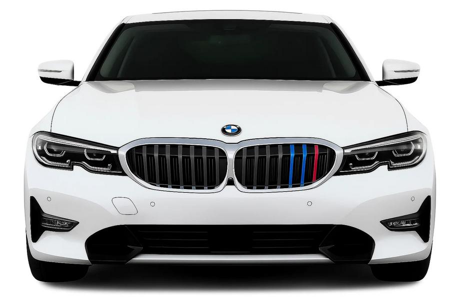 BMW 3. sērija G20/G21 2018– Nieru reste 1 līste (2018-2022, M-Color ar hroma apmali) Foto 1
