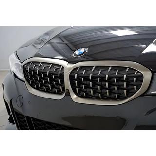 Nieru režģi Diamond Silver (2018-2022, matēta hroma apmale) BMW 3. sērija G20/G21 2018– foto 3