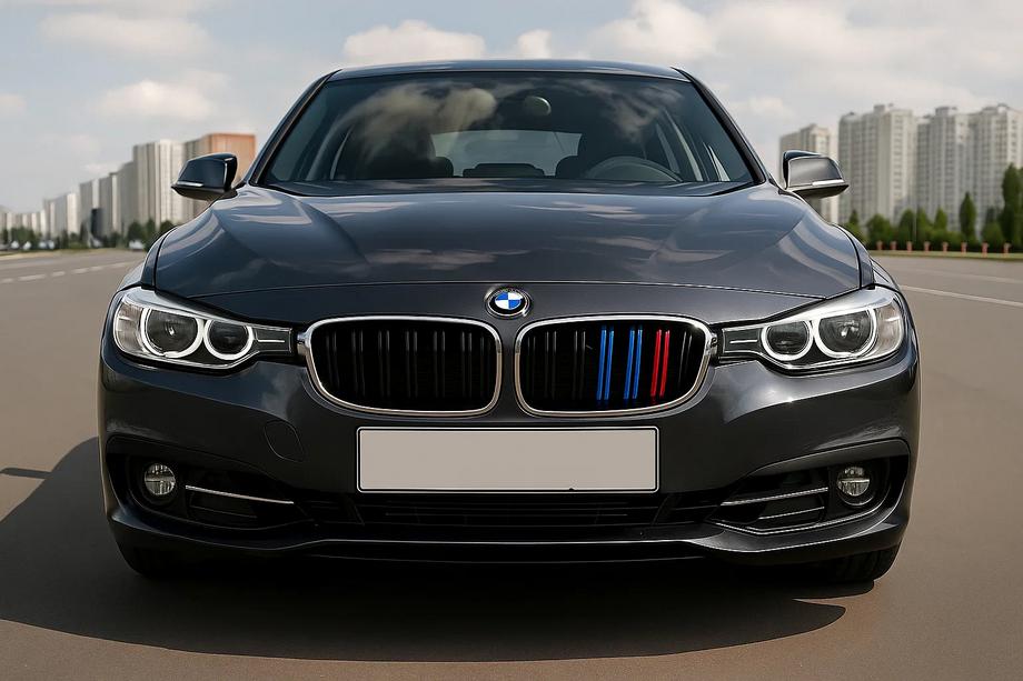 BMW 3. sērija F34 2013–2020 Nieru restes M-Look (M-Color ar hromētu apmali) Image