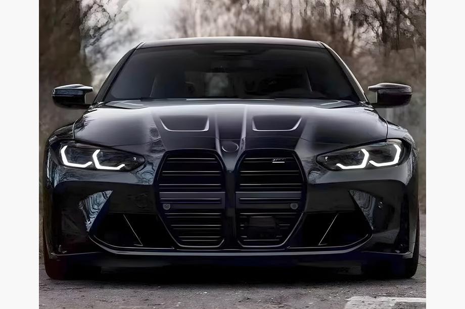 BMW 4. sērija G22/23/26 2020– M-Look nieru reste (G26, matēti melna) Image