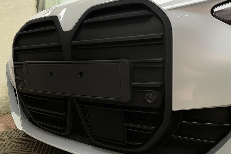 BMW 4. sērija G22/23/26 2020– CS-Style nieru reste (I4 G26,2022+, matēti melna) Foto 1