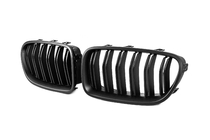 BMW 5. sērija F10/F11 2010–2016 M-Look nieru restes (matēti melna) foto 3