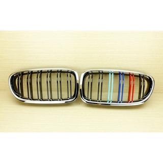 Nieru restes M-Look (M-Color ar hromētu apmali) BMW 5. sērija F10/F11 2010–2016 foto 2
